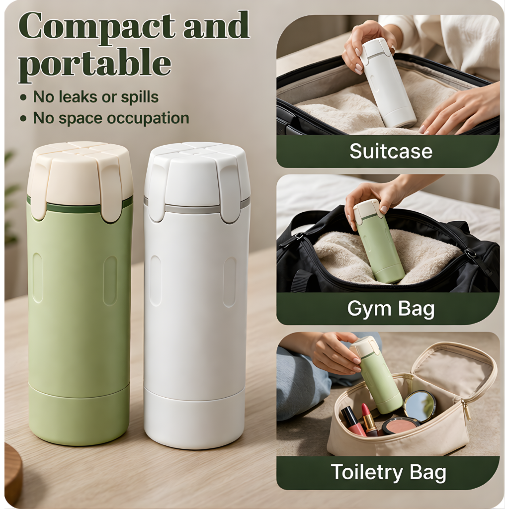 4 in 1 Travel Toiletry Dispenser